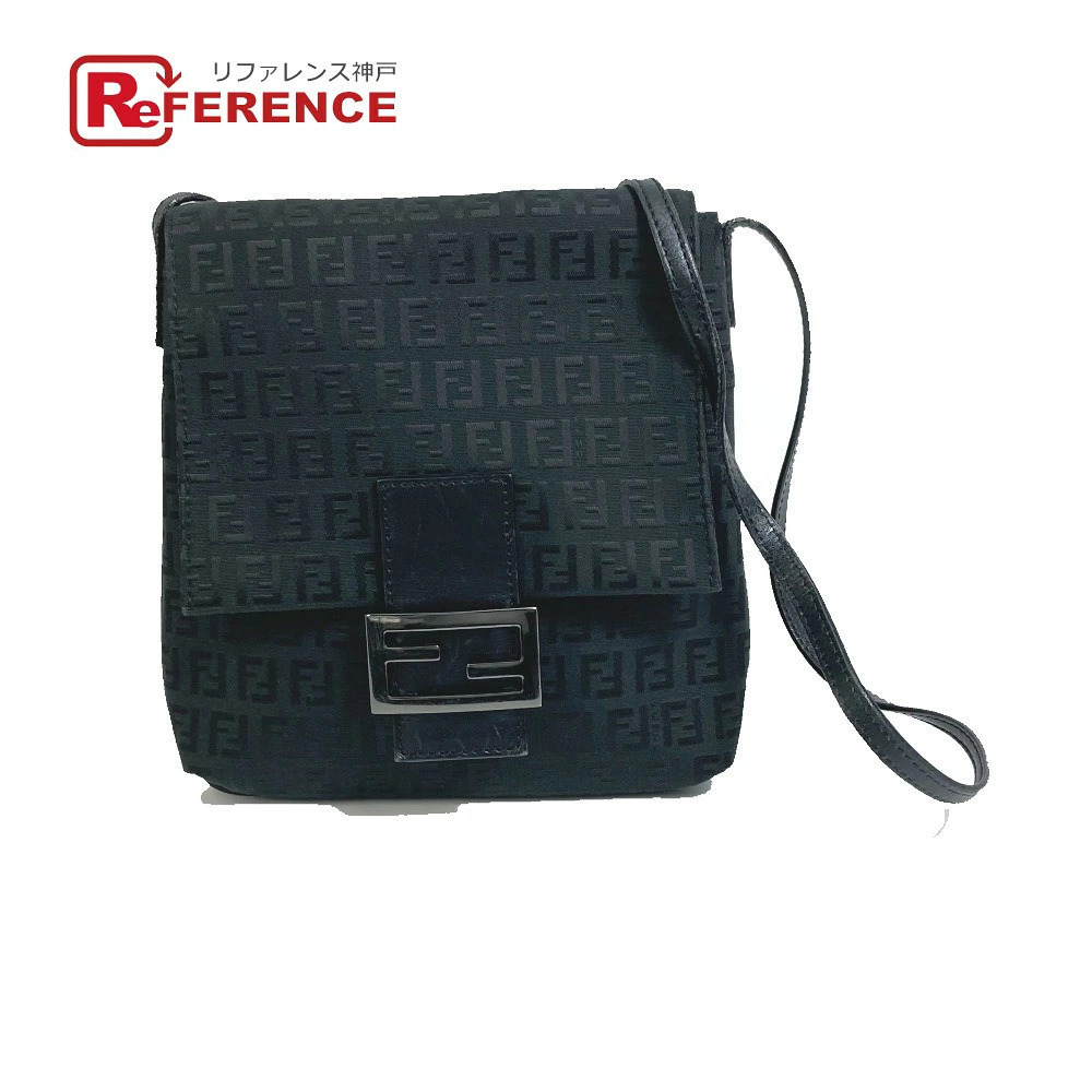 Fendi bag Zucca FF shoulder canvas black